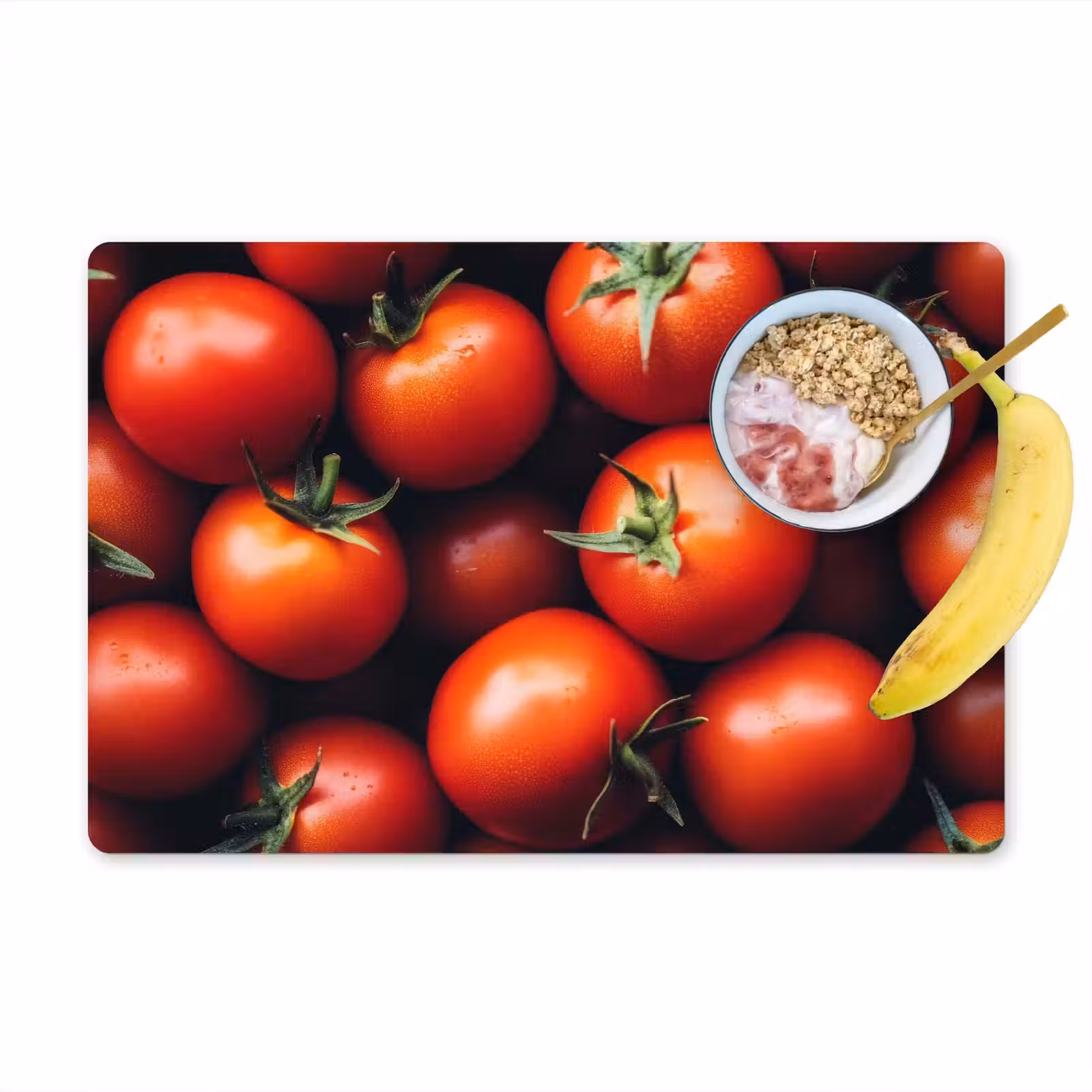 Tischset - 6 Stück - Gemüse - Rot - Tomaten — 1