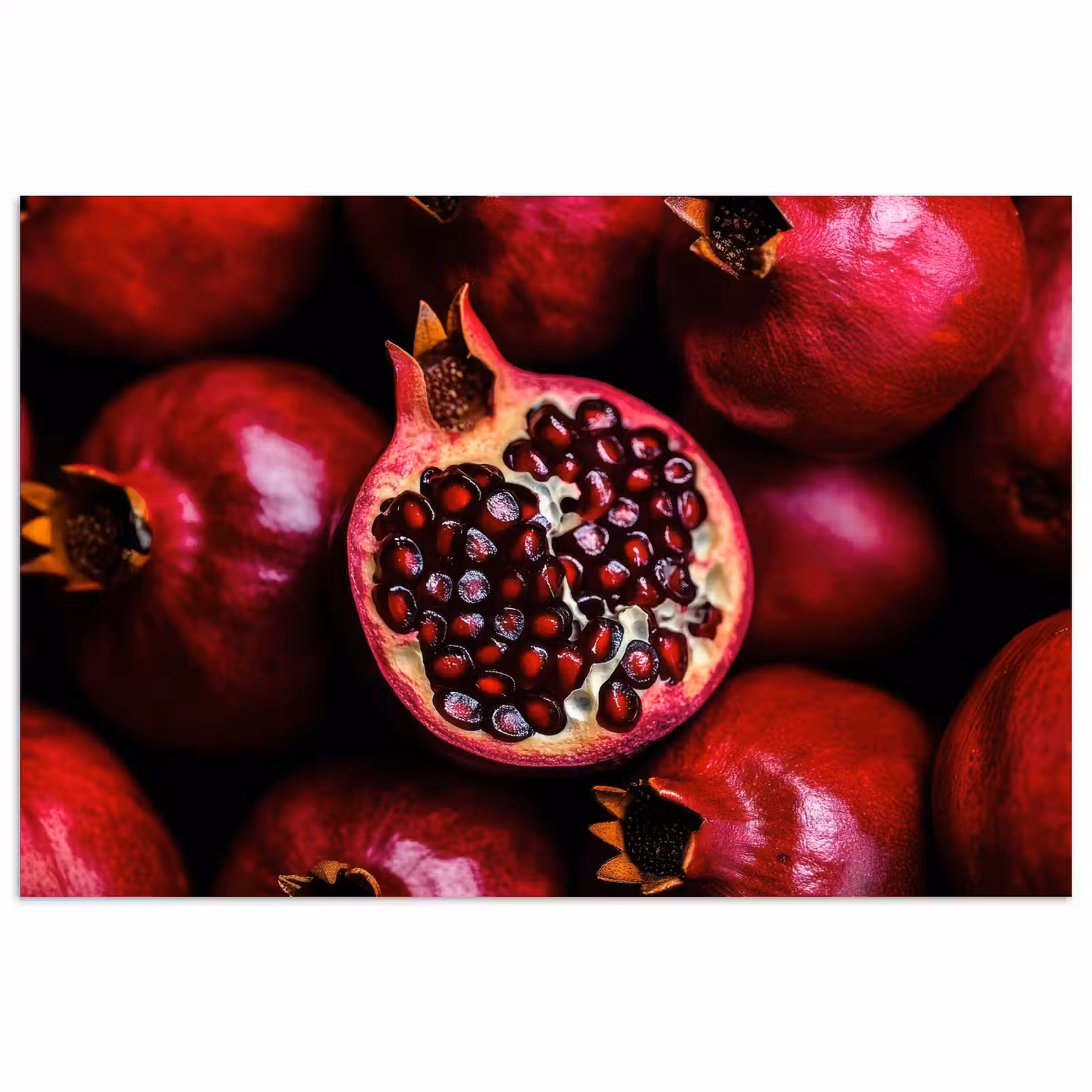 Poster - Granatapfel - Rot - Obst — 1