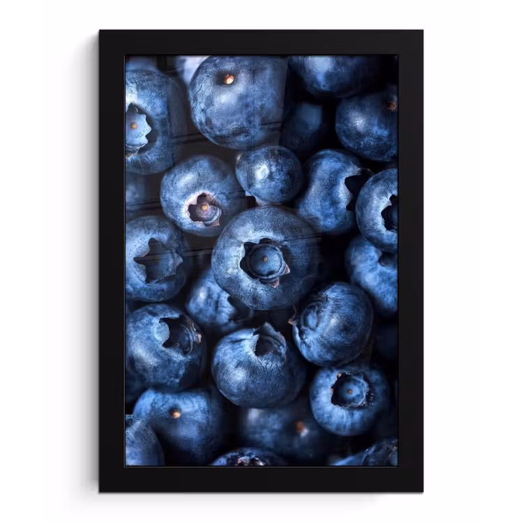 Bilder mit Rahmen - Beeren - Blau - Obst — 1