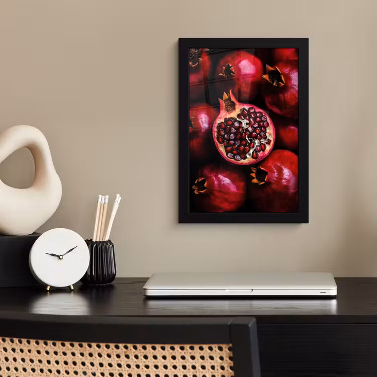 Bilder mit Rahmen - Granatapfel - Rot - Obst — 2