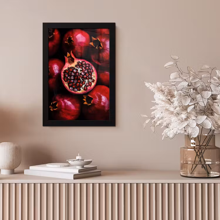 Bilder mit Rahmen - Granatapfel - Rot - Obst — 4