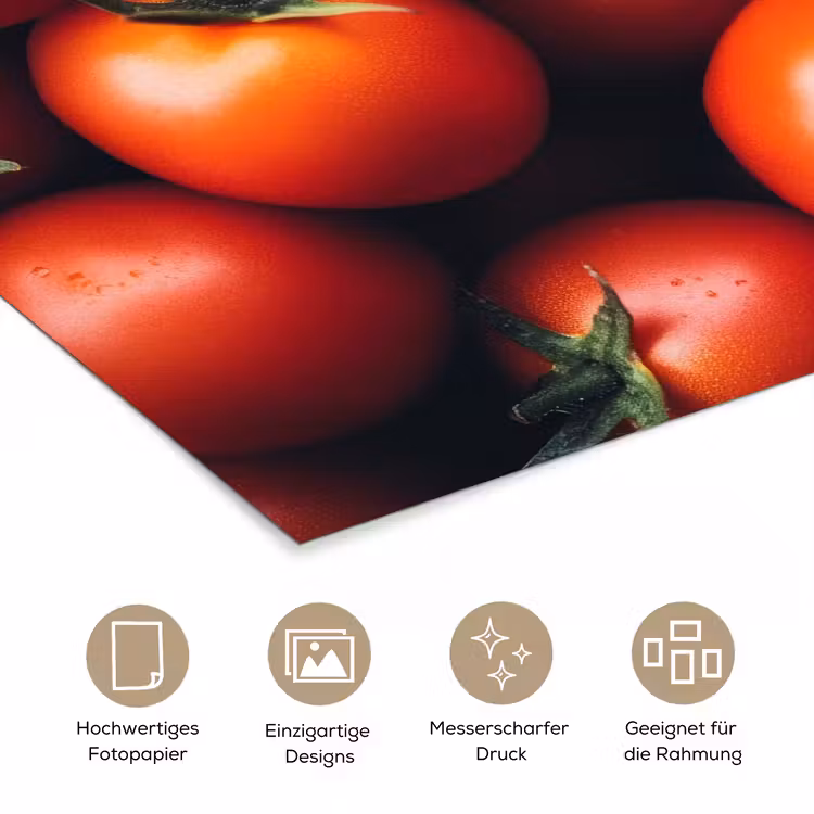 Poster - Gemüse - Rot - Tomaten — 5