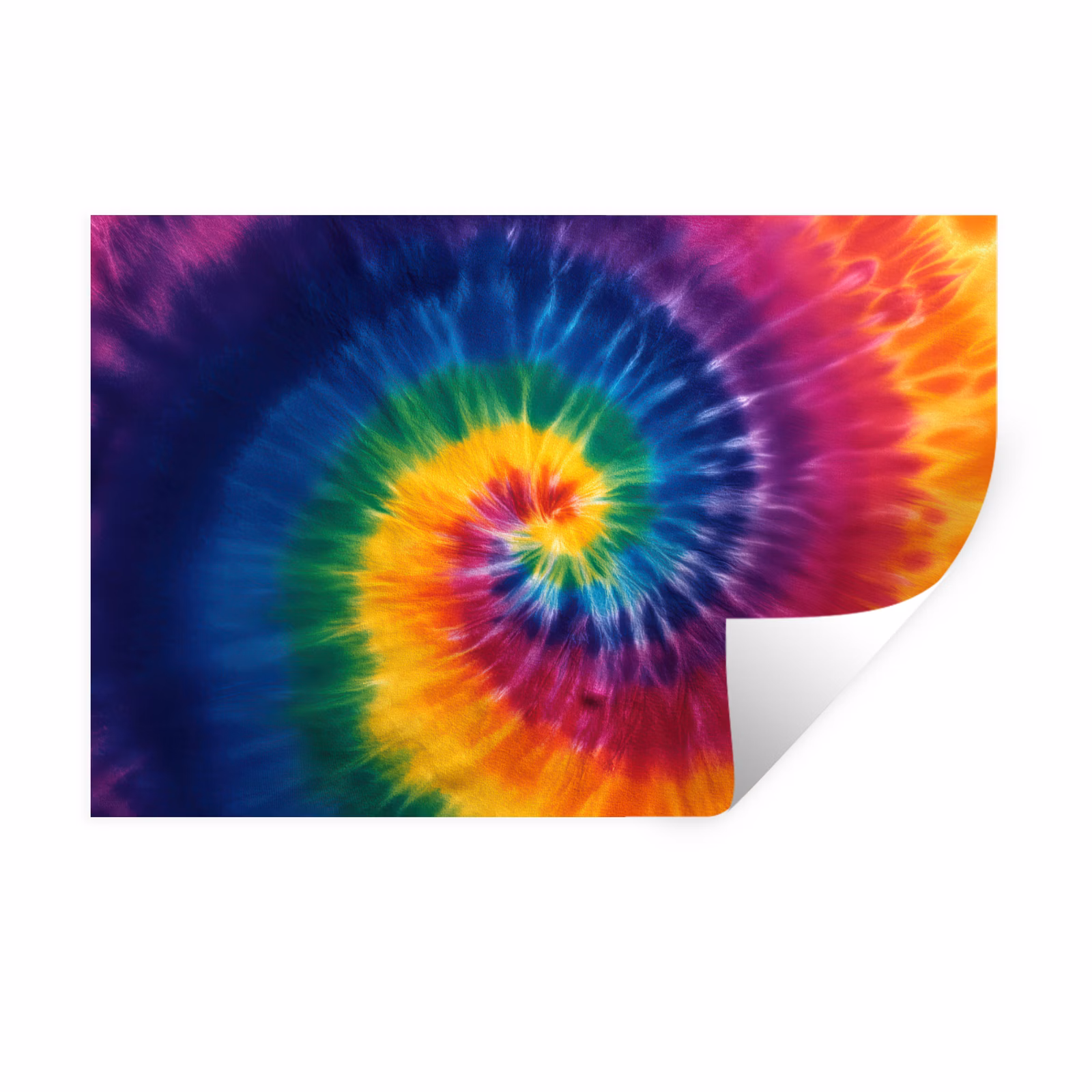 Wandtattoo – Regenbogenfarben - Spirale - Farbenfroh — 1