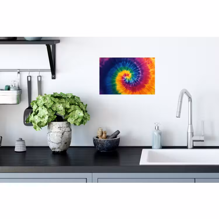 Wandtattoo – Regenbogenfarben - Spirale - Farbenfroh — 2