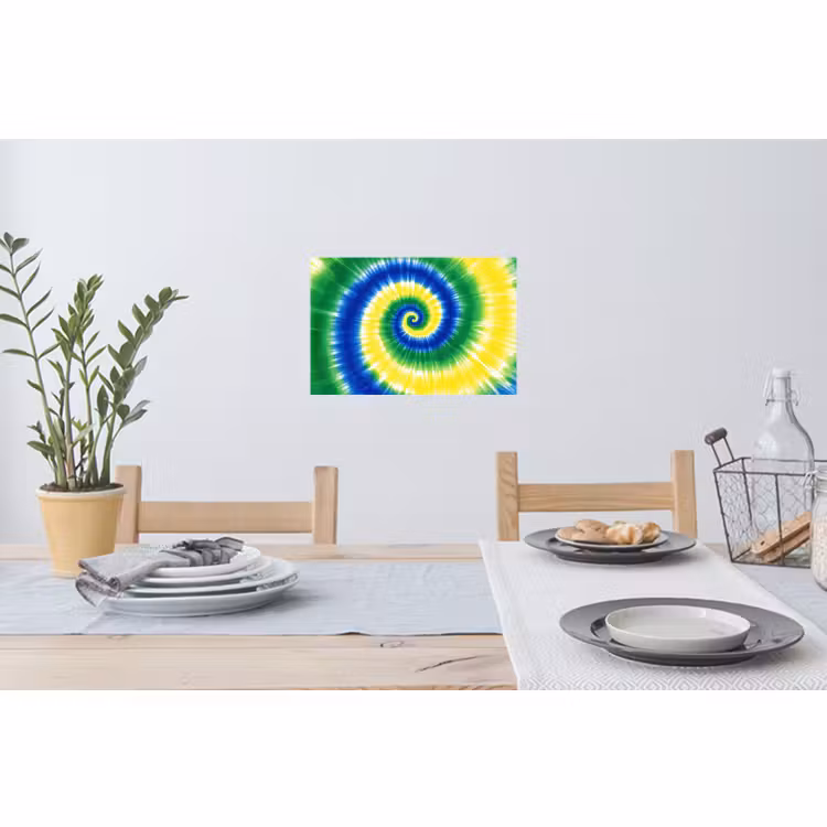 Wandtattoo – Spirale - Grün - Rotierend — 4