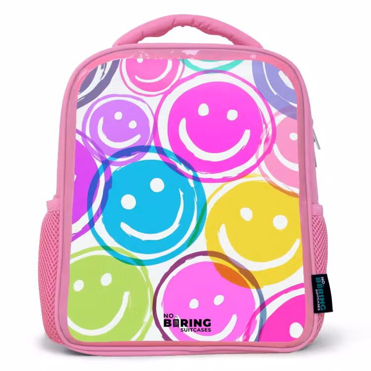 Rucksack Kind - Rosa - Bunte Lächel-Explosion — 1
