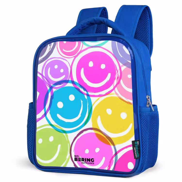 Kinderrucksack - Blau - Bunte Lächel-Explosion — 8