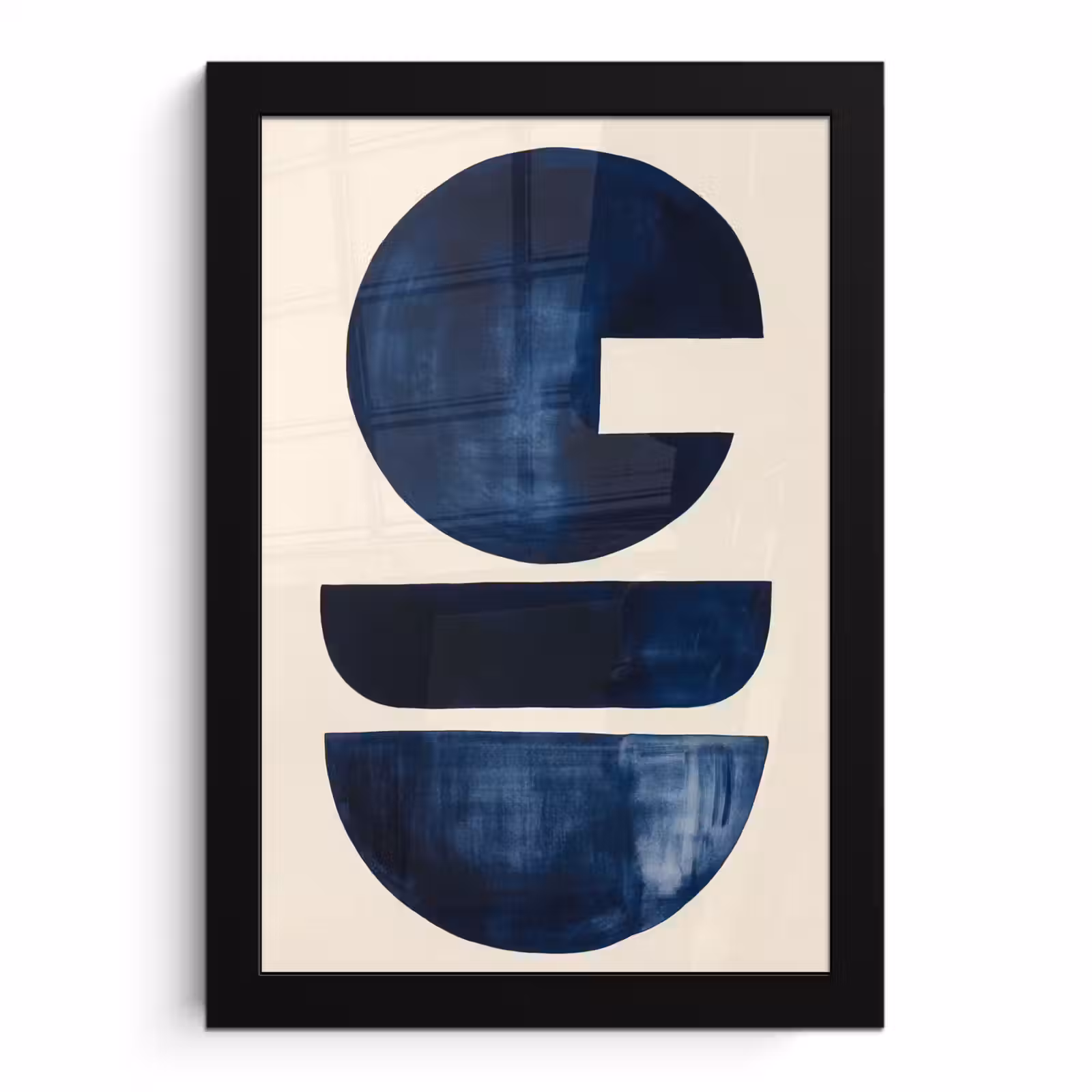 Bilder mit Rahmen - Formen - Blau - Abstrakt — 1