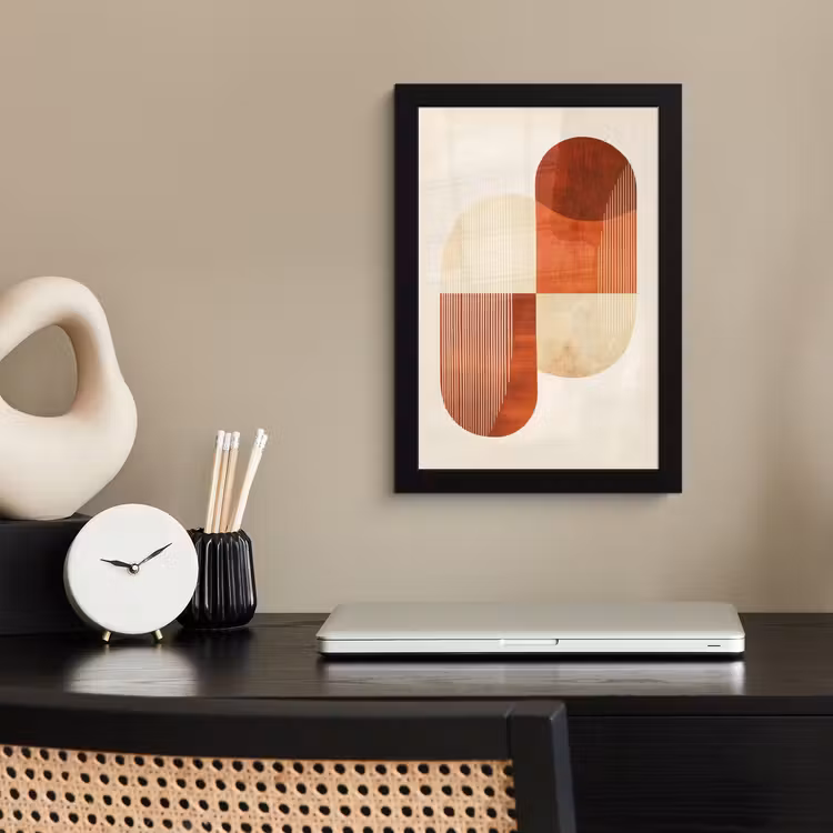 Bilder mit Rahmen - Bögen - Beige - Formen — 2