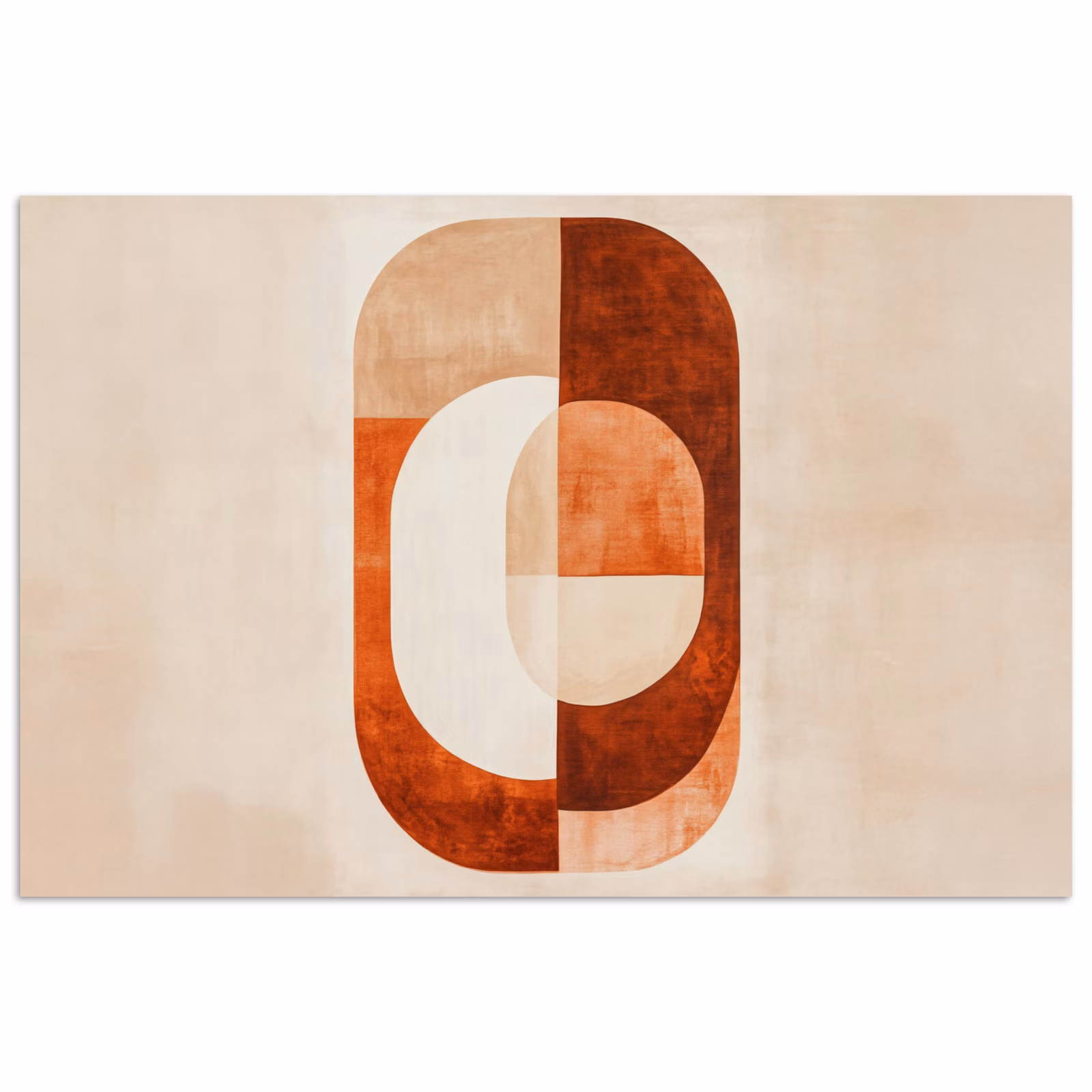 Poster - Illustration - Abstrakt - Formen - Rot — 1