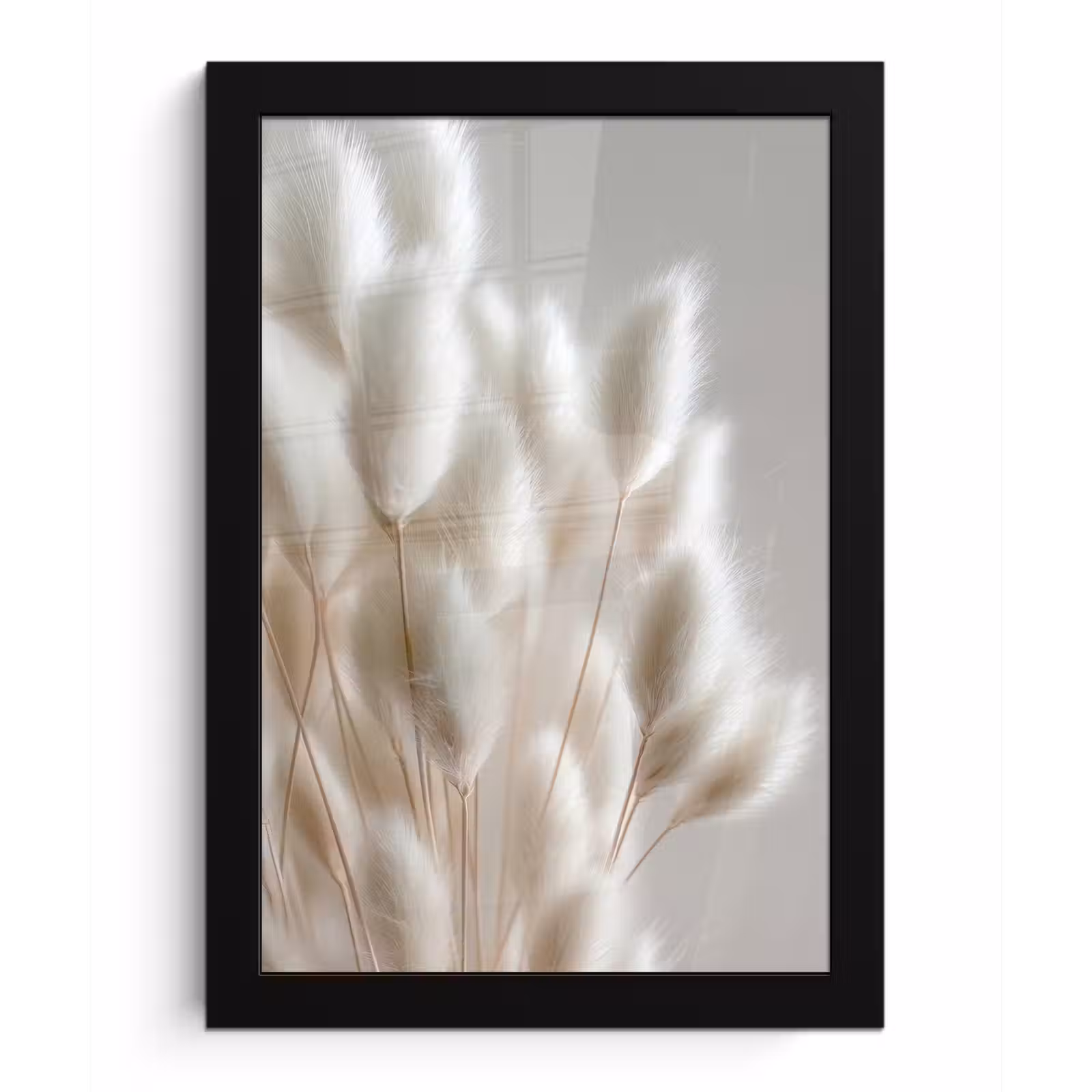 Bilder mit Rahmen - Federn - Beige - Minimalistisch — 1