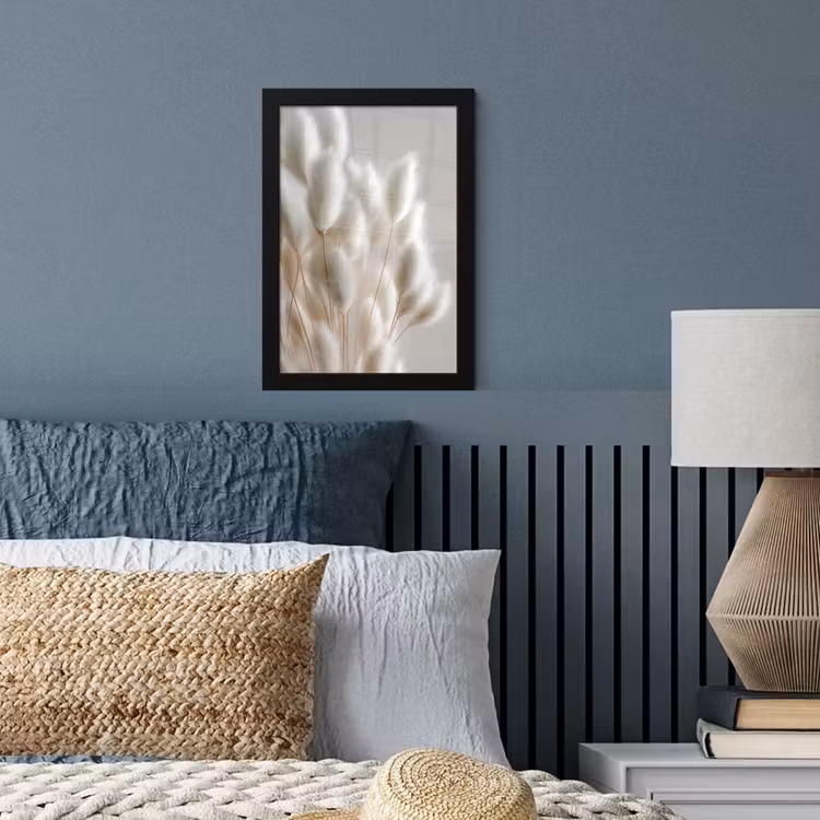 Bilder mit Rahmen - Federn - Beige - Minimalistisch — 3