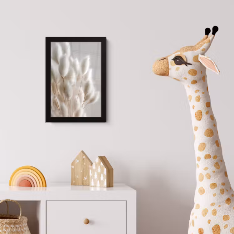 Bilder mit Rahmen - Federn - Beige - Minimalistisch — 5