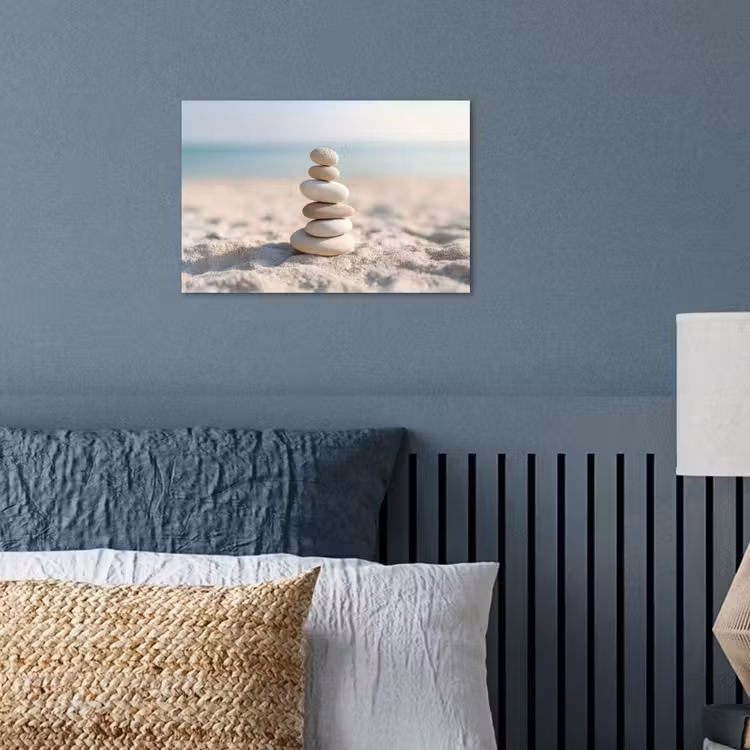 Poster - Steine - Stapel - Sand - Meer — 3