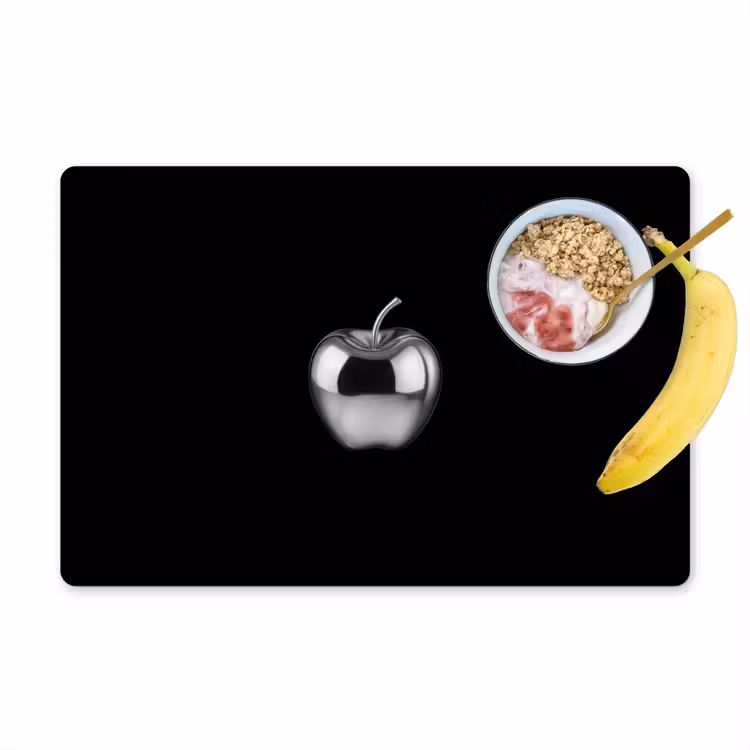 Tischset - 6 Stück - Apfel - Metallisch - Symmetrisch — 1