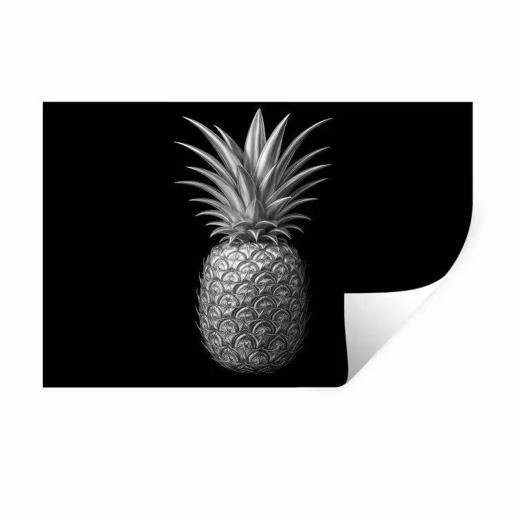 Wandtattoo – Ananas - Detailliert - Blätter — 1