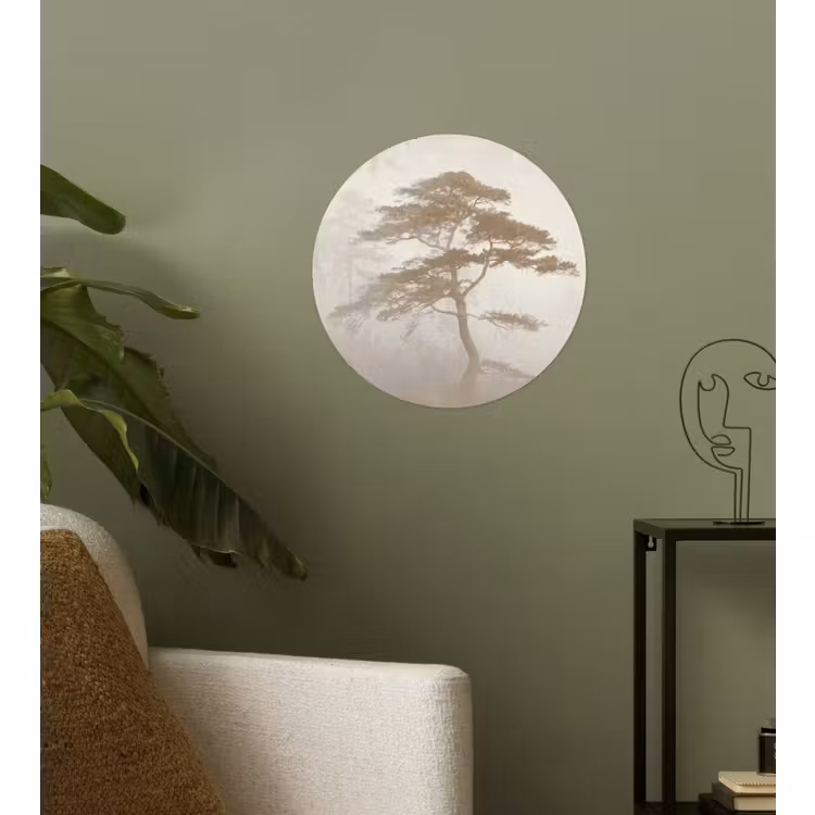 Runde Tapete - Baum - Orientalischer Stil - Landschaft — 3
