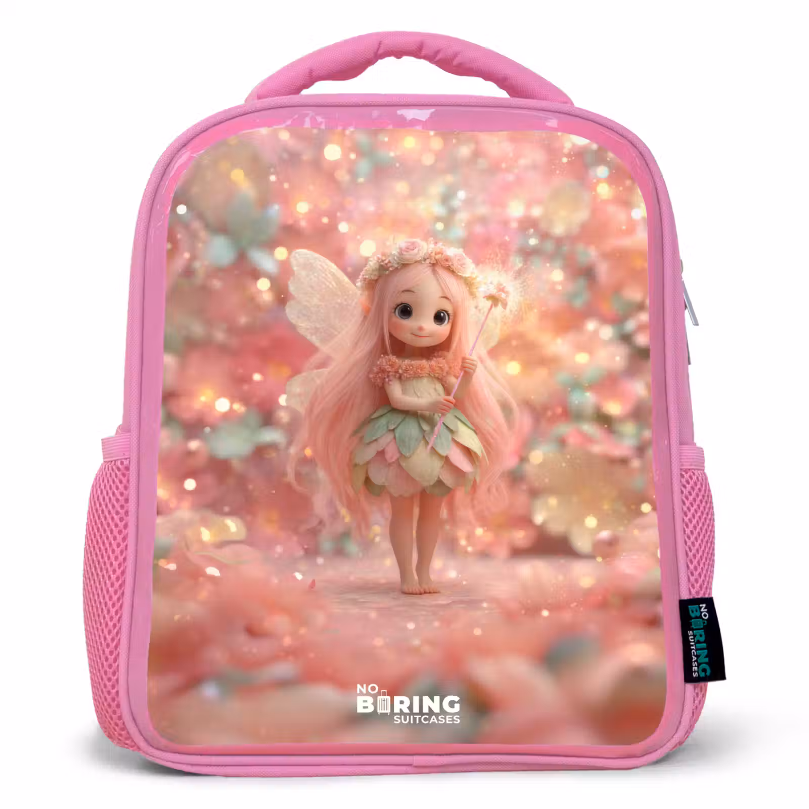 Rucksack Kind - Rosa - Blumenfee in rosa Märchenwelt — 1