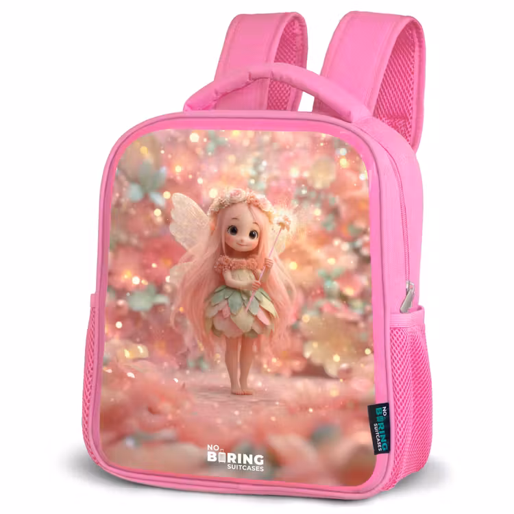 Rucksack Kind - Rosa - Blumenfee in rosa Märchenwelt — 2