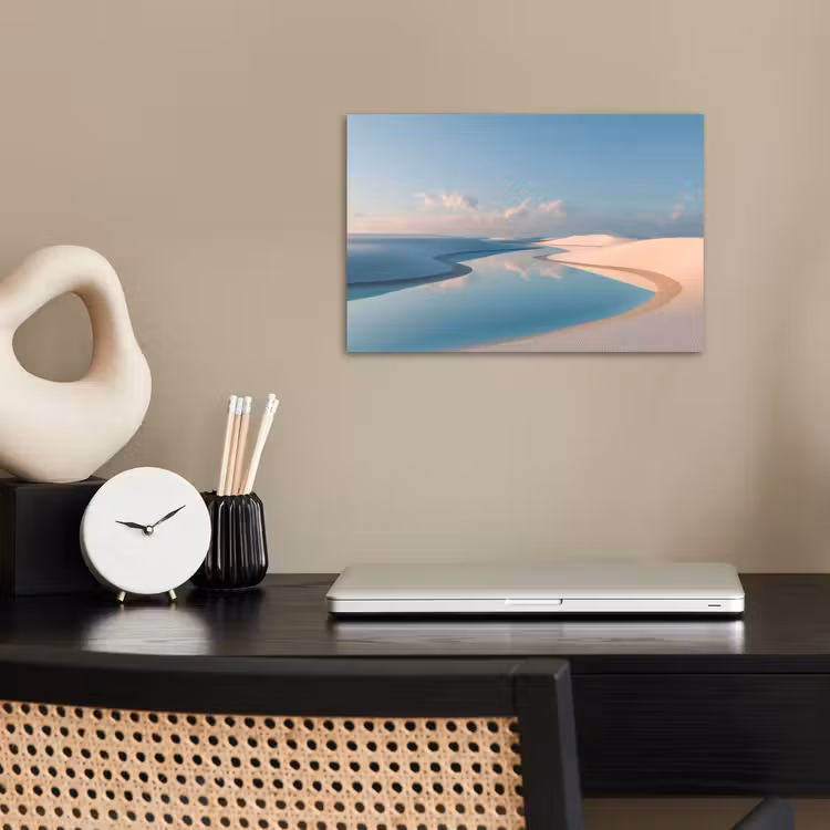 Poster - Dünen - Teich - Unendliche Stille — 2