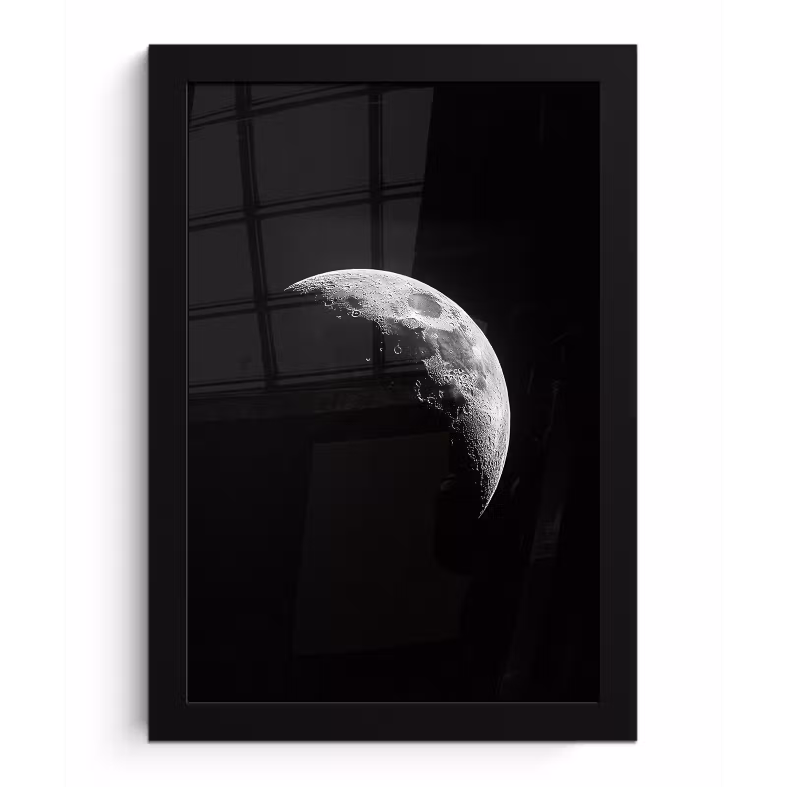 Bilder mit Rahmen - Mond - Himmel - Schwarz - Schatten — 1