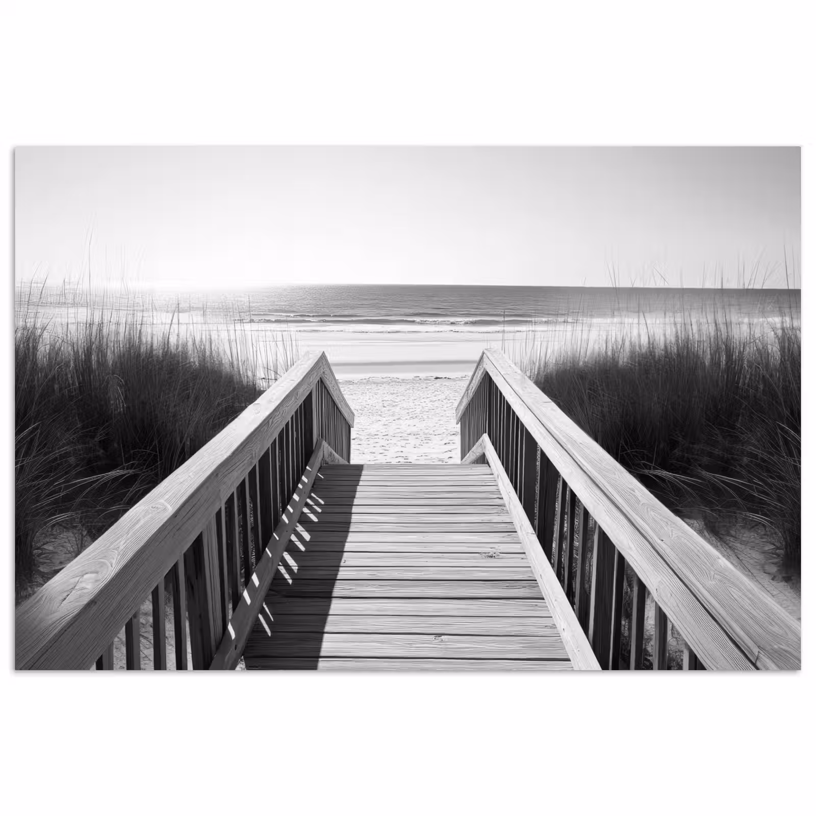 Poster - Steg - Holz - Strand - Meer — 1
