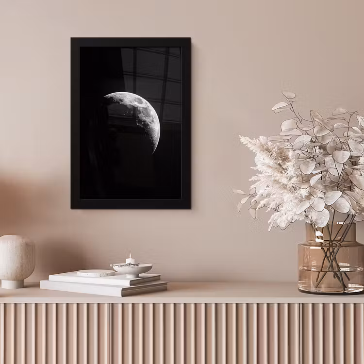 Bilder mit Rahmen - Mond - Himmel - Schwarz - Schatten — 4