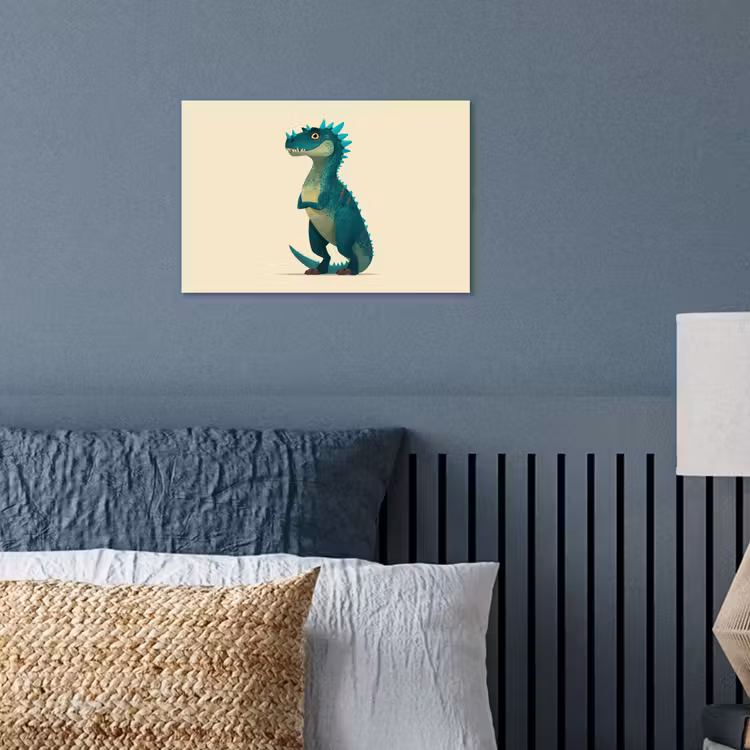 Poster - Dinosaurier - Türkis - Stacheln — 3