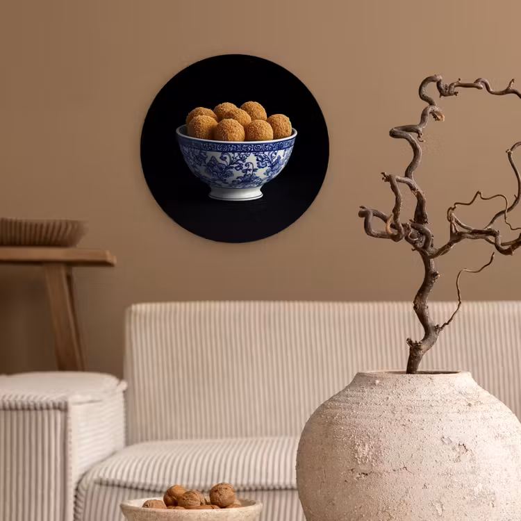 Forexbild Rund - Delfter Blau - Bitterballen - Holland - Schale — 2