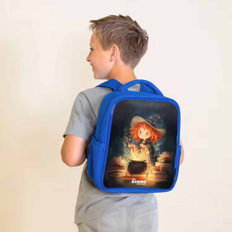 Kinderrucksack - Blau - Hexe mit funkelndem Trank — 5