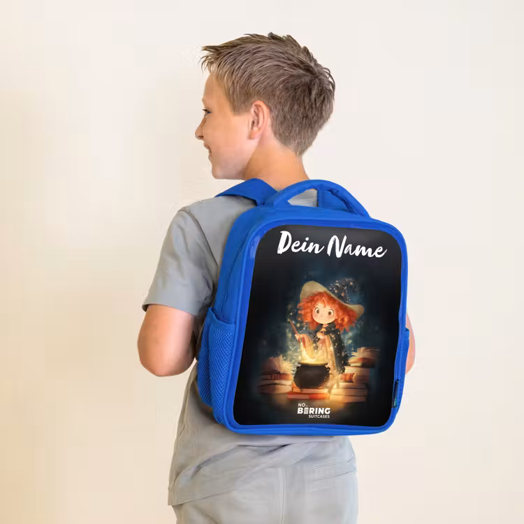 Kinderrucksack - Blau - Hexe mit funkelndem Trank — 5