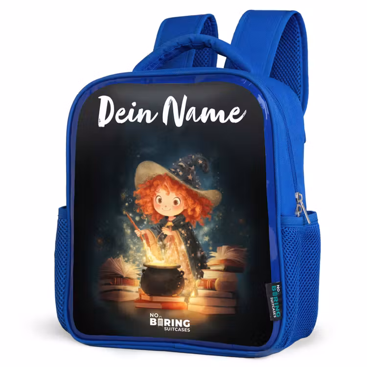 Kinderrucksack - Blau - Hexe mit funkelndem Trank — 8
