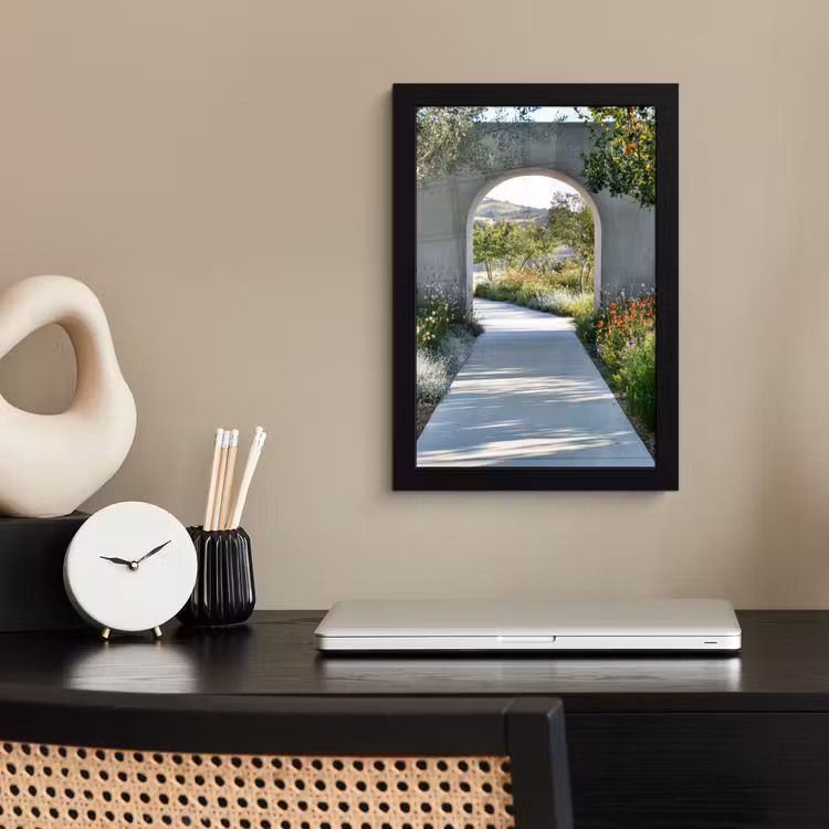 Bilder mit Rahmen - Durchblick - Weg - Beton - Landschaft — 2