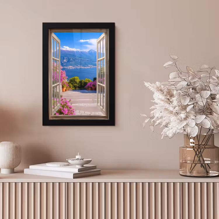 Bilder mit Rahmen - Durchblick - Berg - Landschaft - Ausblicke - See — 4