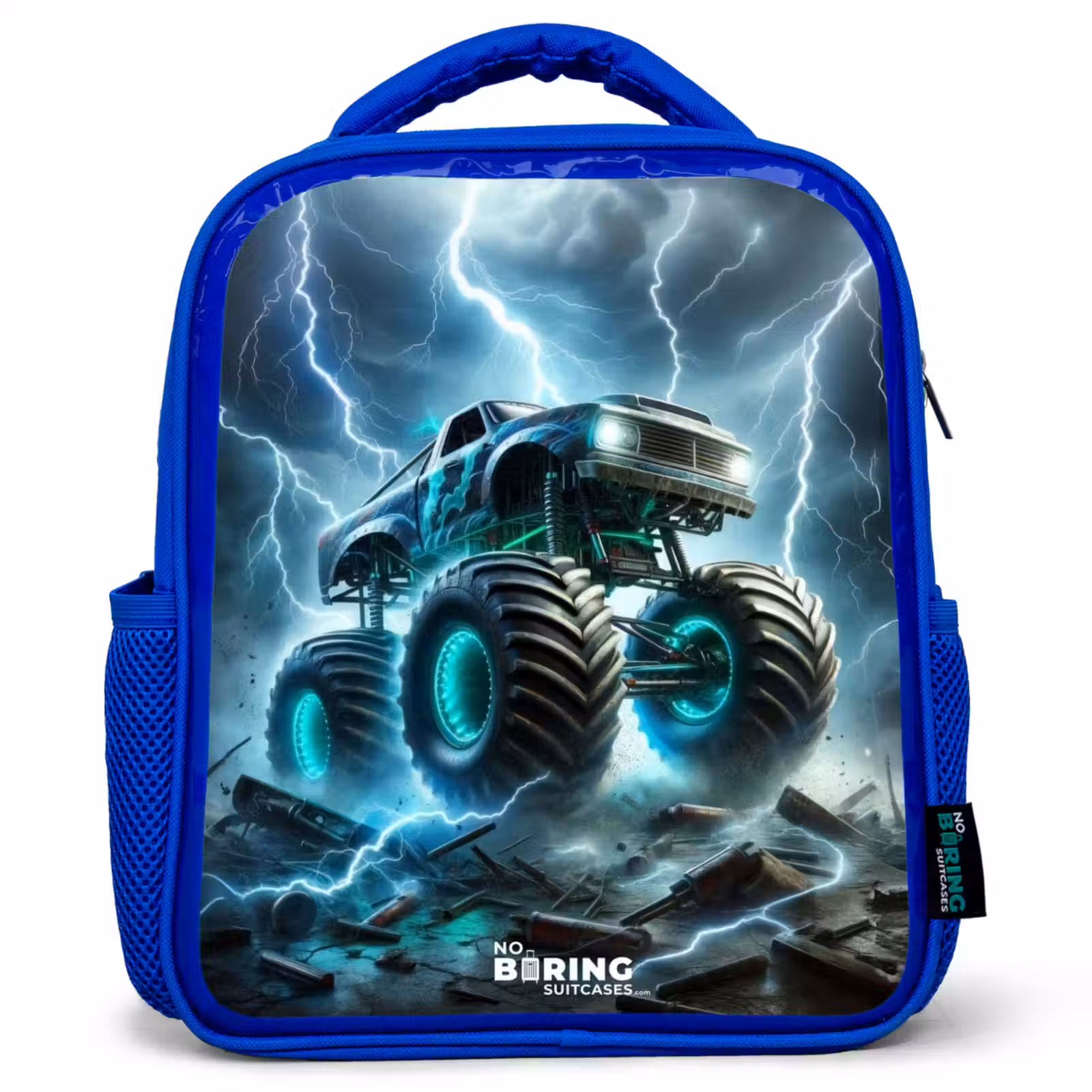 Kinderrucksack - Blau - Donner-Räder — 1