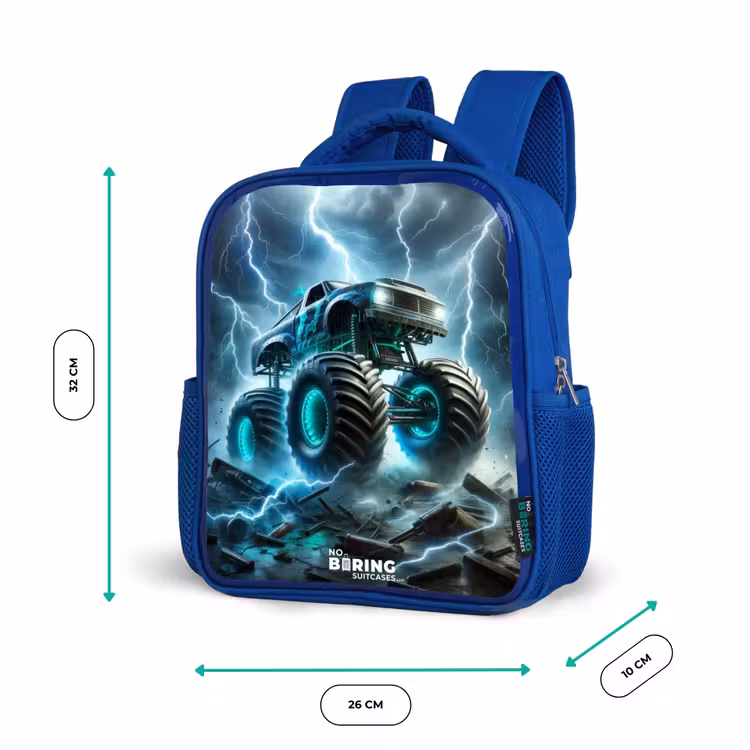 Kinderrucksack - Blau - Donner-Räder — 6