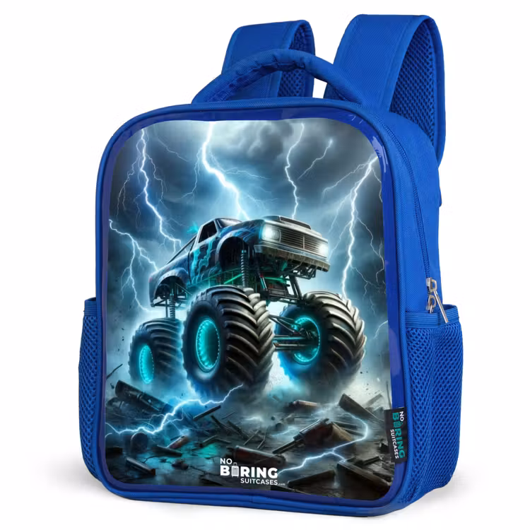 Kinderrucksack - Blau - Donner-Räder — 8
