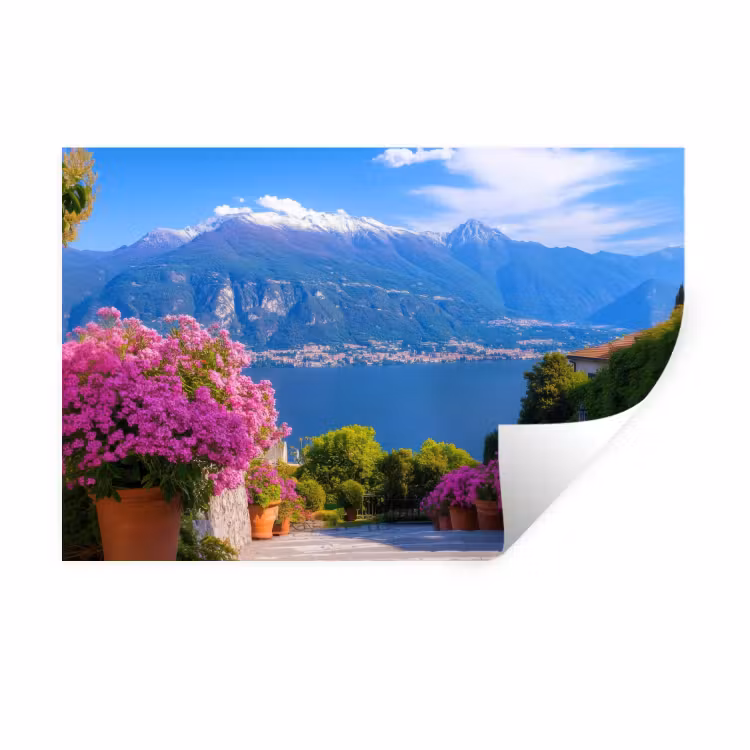 Wandtattoo – Comer See - Italien - Landschaft — 1