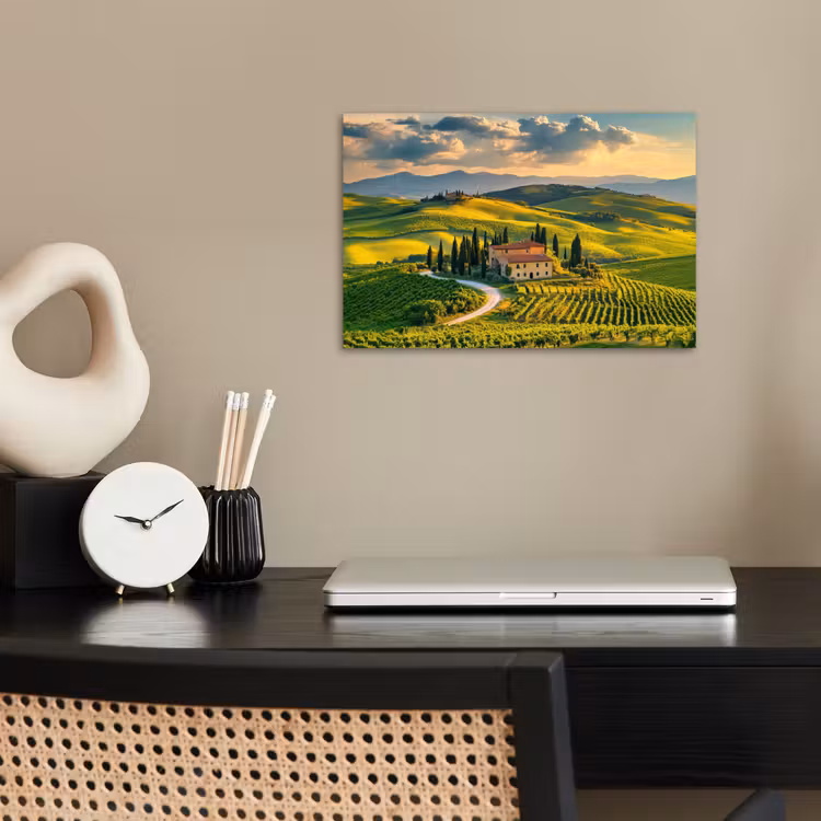 Poster - Toskana - Landschaft - Weinberge — 2