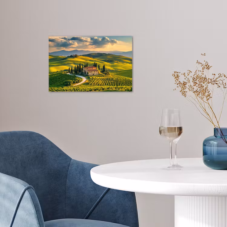 Poster - Toskana - Landschaft - Weinberge — 4
