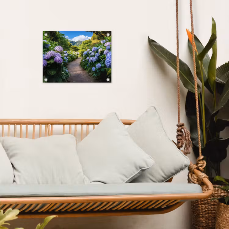 Gartenposter - Hortsensia - Kröte - Blumen — 4