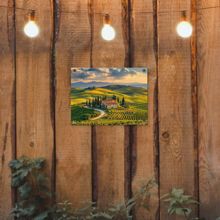 Gartenposter - Toskana - Landschaft - Weinberge — 2