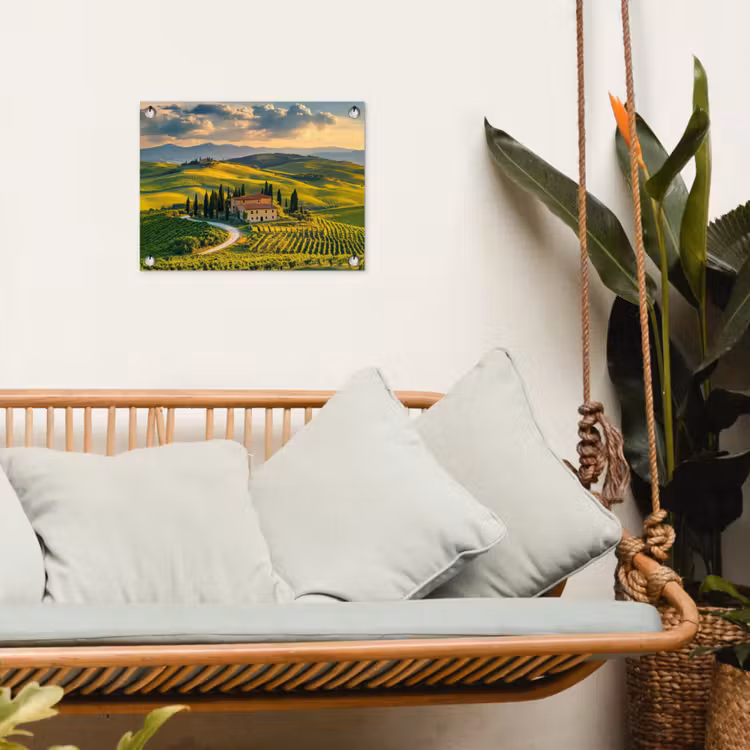 Gartenposter - Toskana - Landschaft - Weinberge — 4