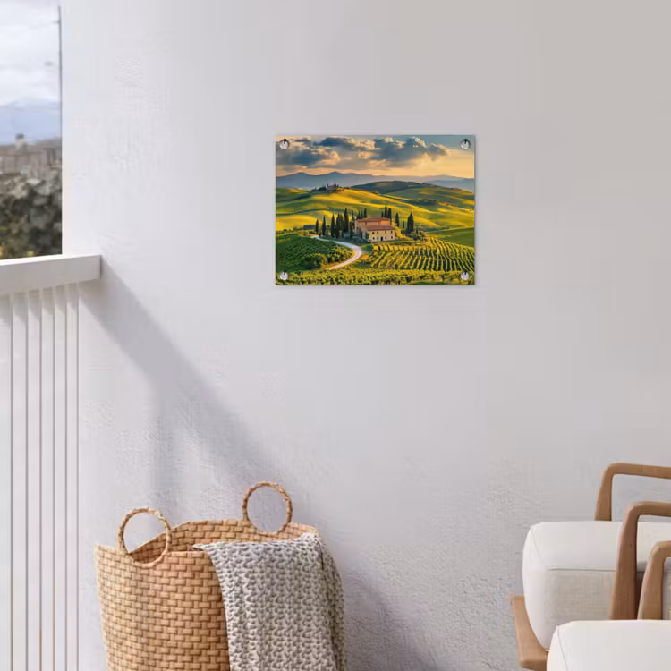 Gartenposter - Toskana - Landschaft - Weinberge — 5