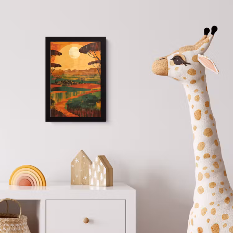 Bilder mit Rahmen - Landschaft - Afrikanisch - Sonne — 5
