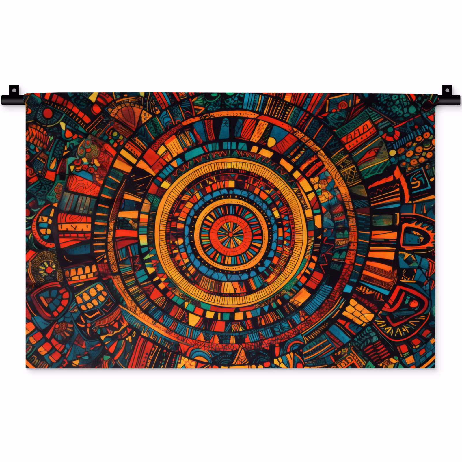 Wandteppich - Mandala - Kreise - Muster — 1