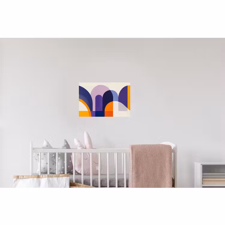 Wandtattoo – Formen - Abstrakt - Grafik - Orange — 5