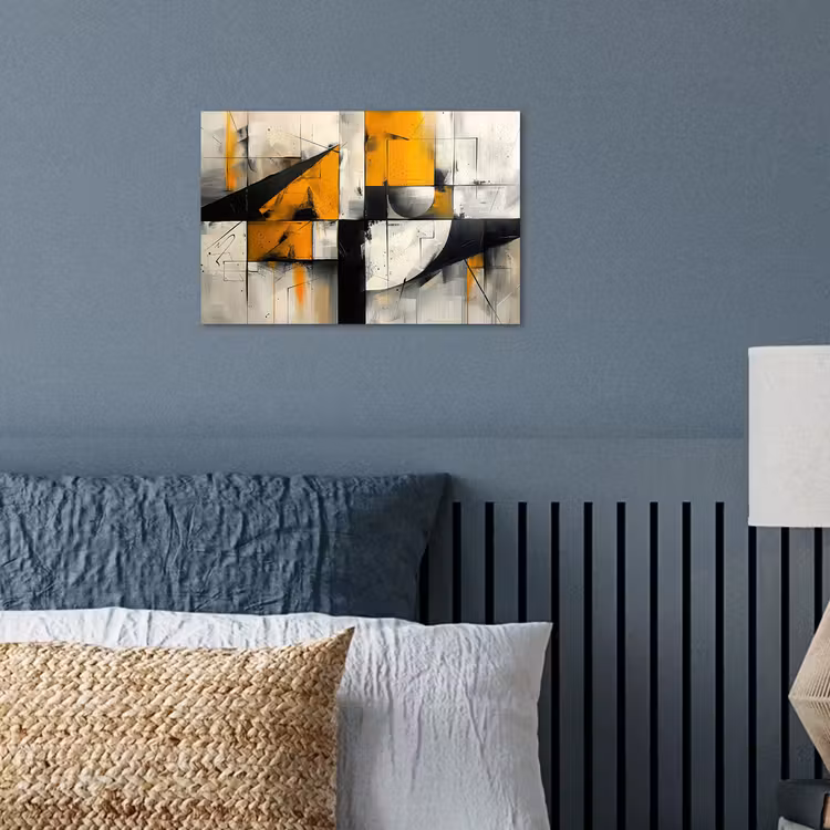 Poster - Gelb - Abstrakt - Modern - Formen — 3