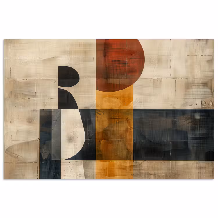 Poster - Modern - Kunst - Beige - Industriell — 1