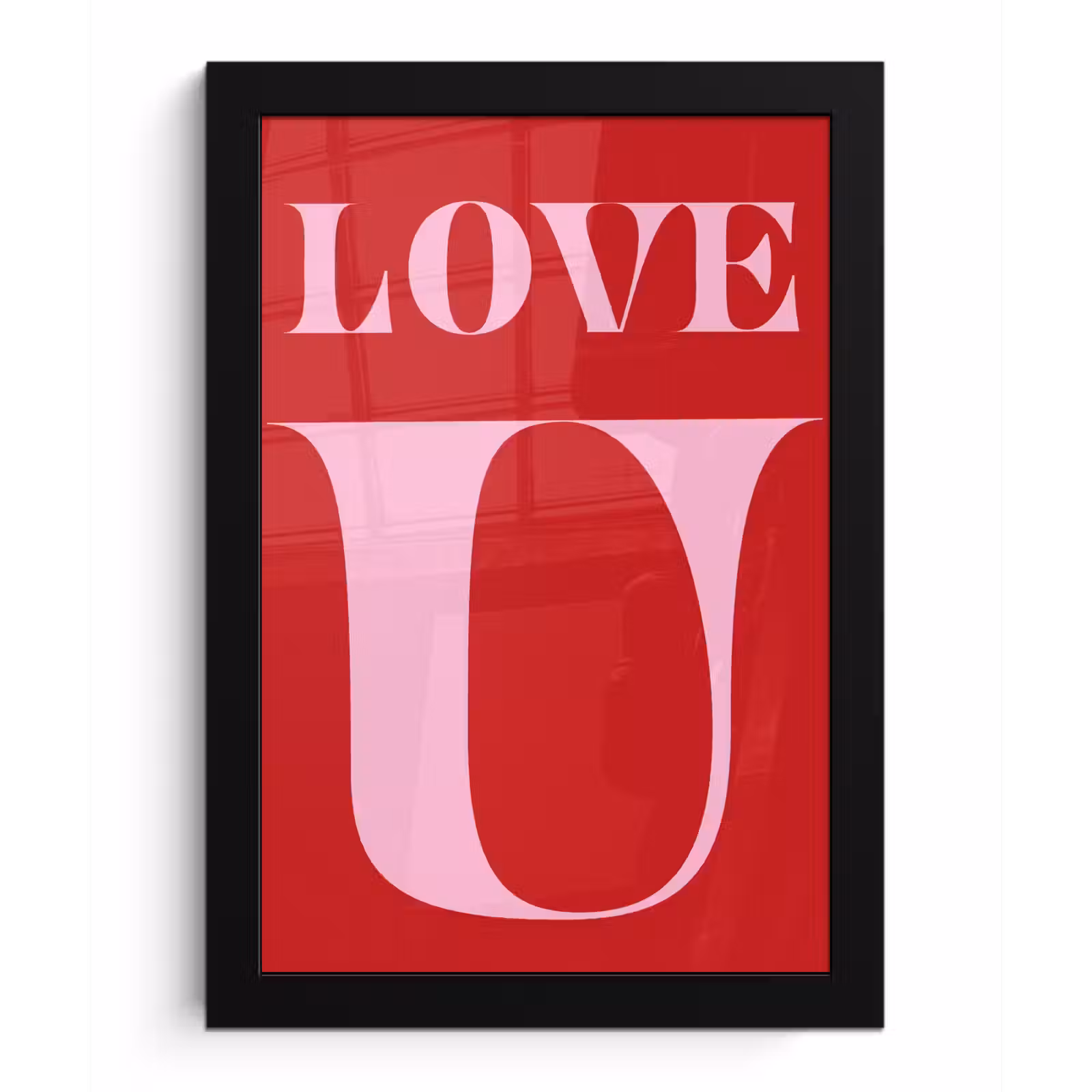 Bilder mit Rahmen - Rot - Liebe - Valentinstag - Rosa — 1